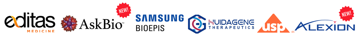 Editas Medicine, AskBio, Samsung Bioepis, Huidagene Therapeutics, US Pharmacopeia, Alexion